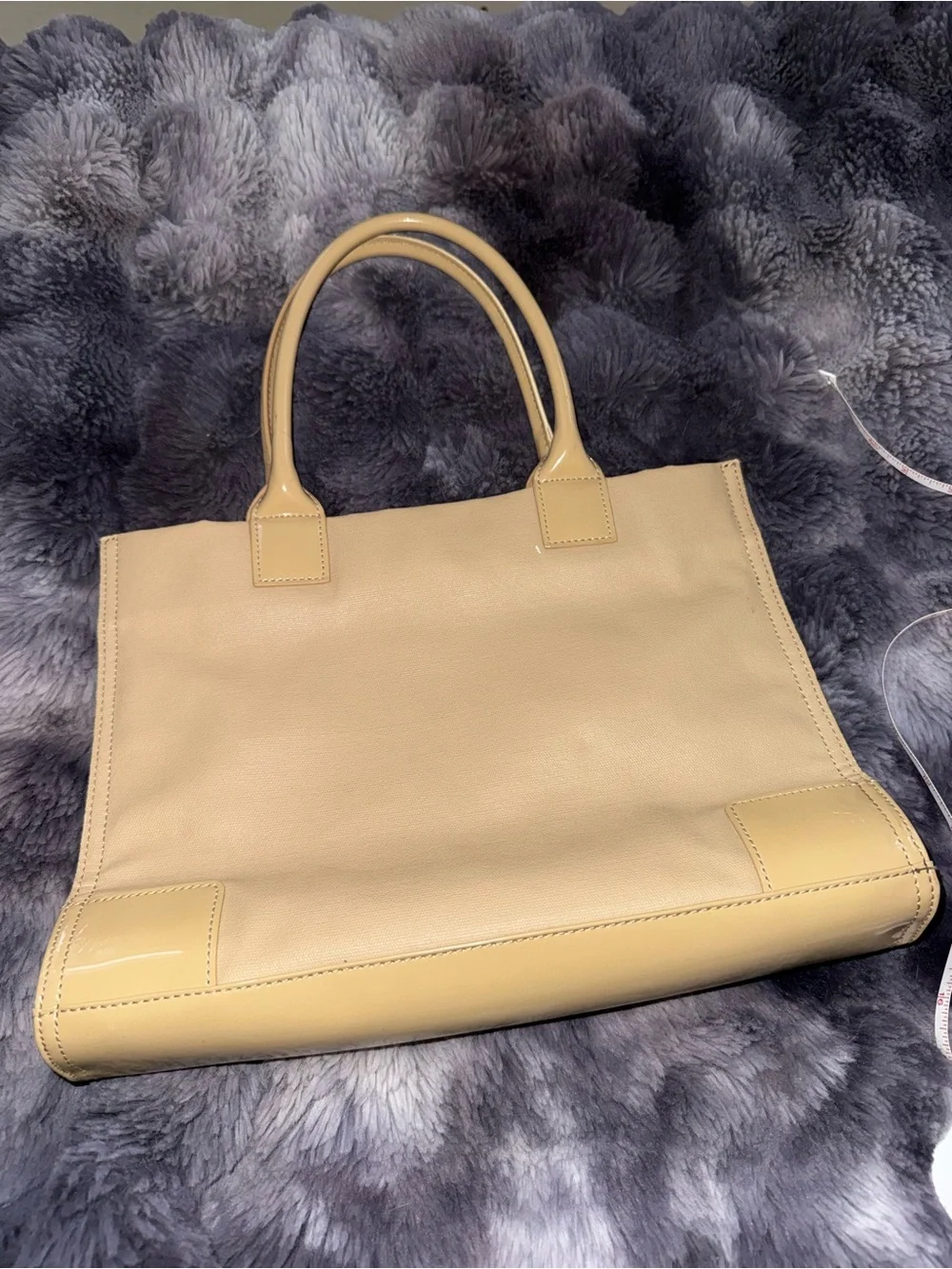 Tory Burch Tan  Logo Tote